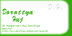 dorottya huj business card